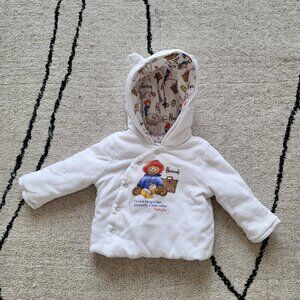 Harrods Paddington Bear Baby Hooded Sweater - 3-6 months